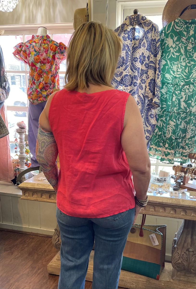 italian-linen-square-neck-tank-top-melon-back italian-linen-square-neck-tank-top-melon-back