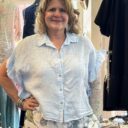 Linen-button-front-ruffle-light-blue