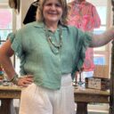 Linen-button-front-ruffle-mint-gree