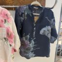 floral-linen-top-navy