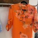 floral-linen-top-orange